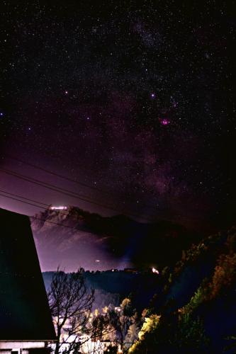 Milky Way over Mount Pilatus